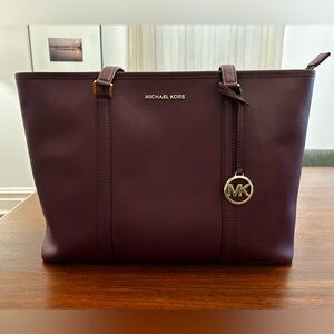 Large Michael Kors leather tote